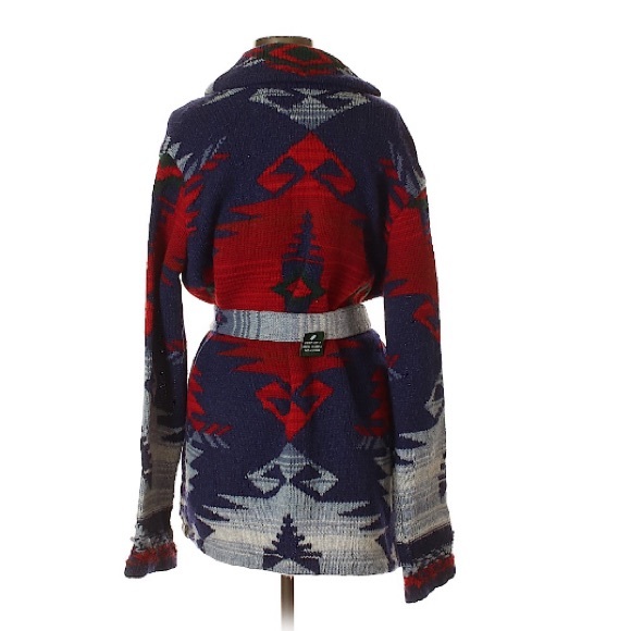 Ralph Lauren Hand Knit Belted Sweater Jacket - Picture 2 of 7